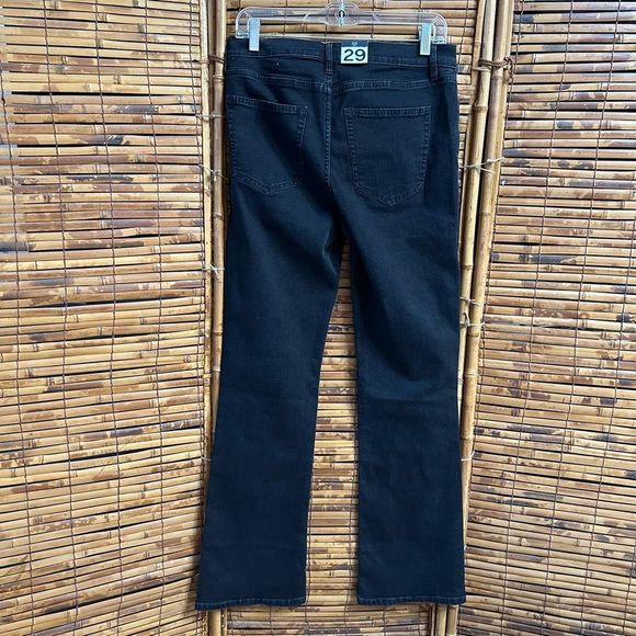 NWT Gap baby bootcut mid rise woman’s black jeans 29 8 (x11) - Picture 2 of 5